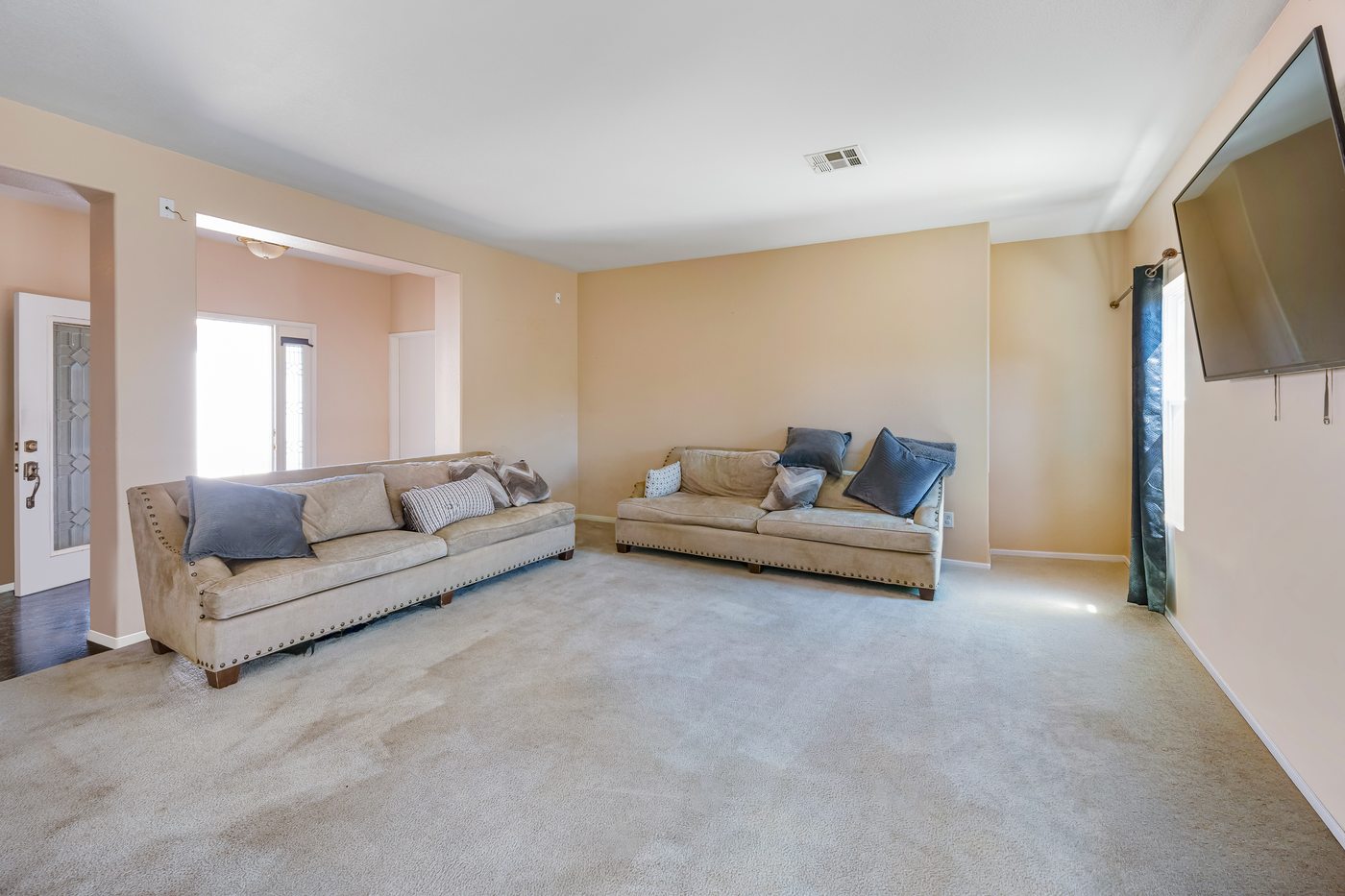Open-concept living room